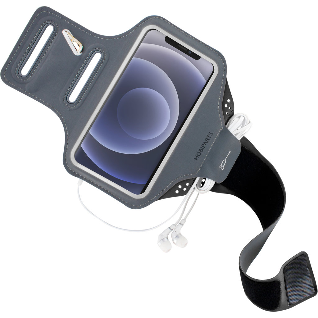 Mobiparts Comfort Fit Sport Armband Apple iPhone 12/12 Pro Black - Afbeelding 2