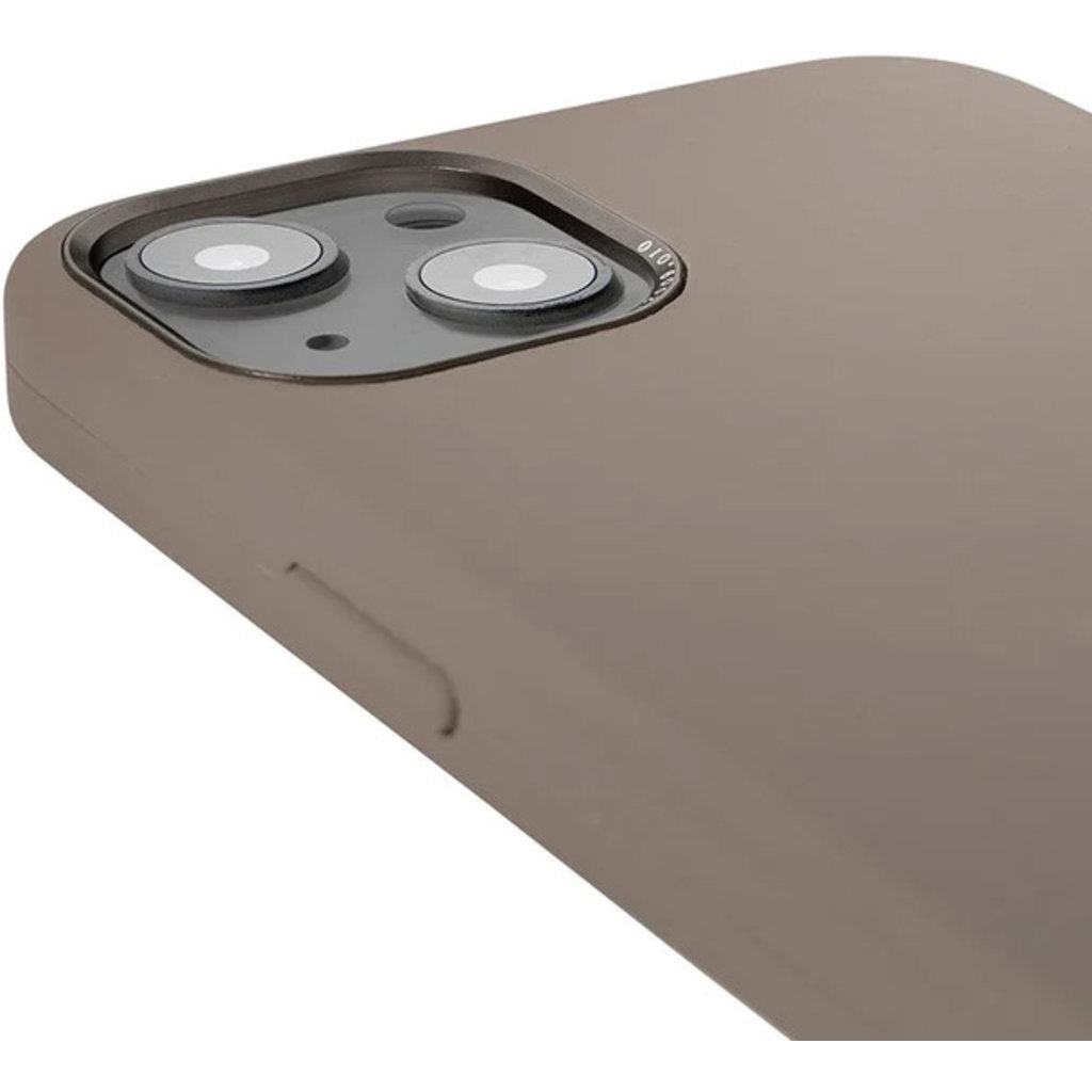Decoded Silicone Backcover Apple iPhone 13 Dark Taupe - Afbeelding 3