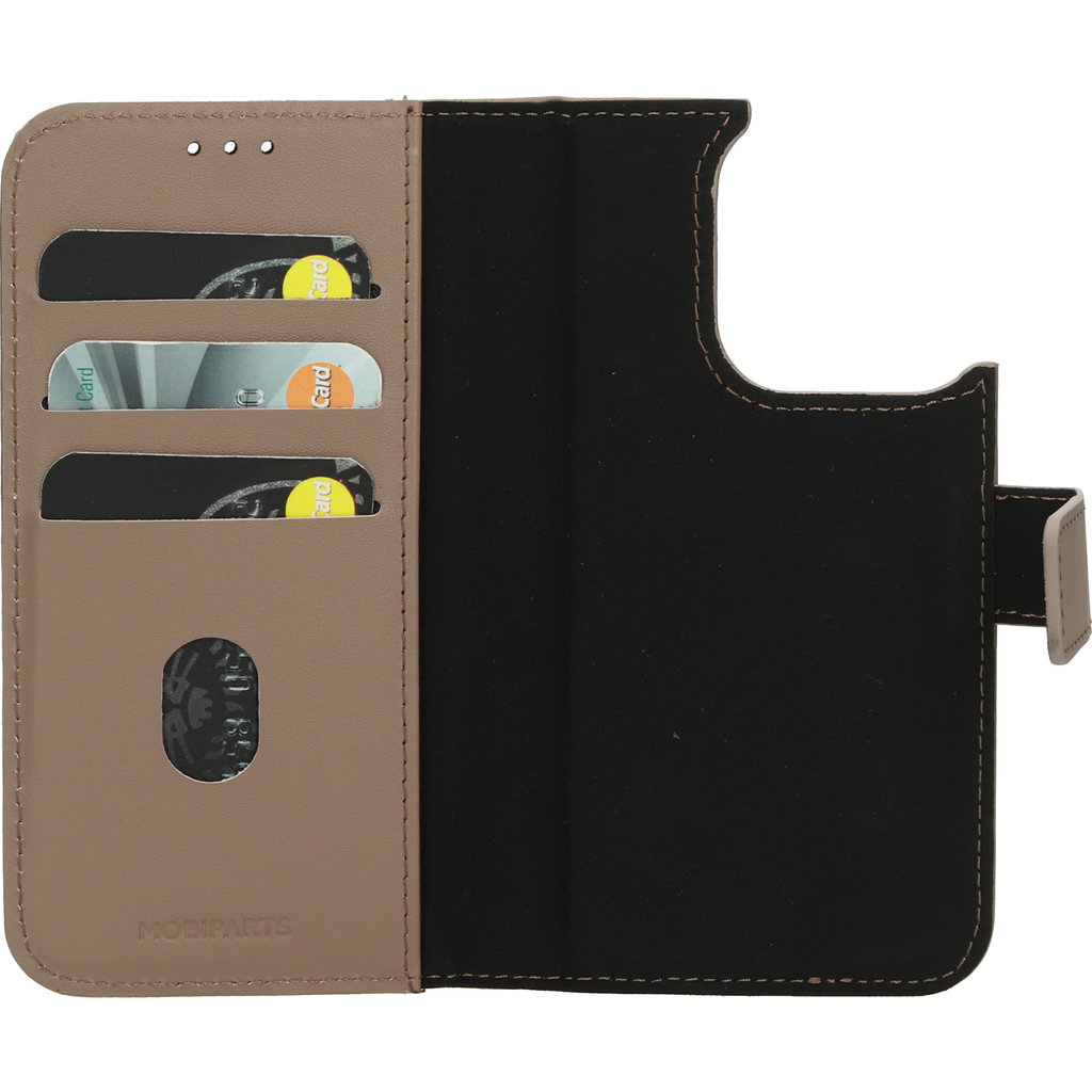 Mobiparts Leather 2 in 1 Wallet Case Apple iPhone 15 Pro Taupe - Afbeelding 8