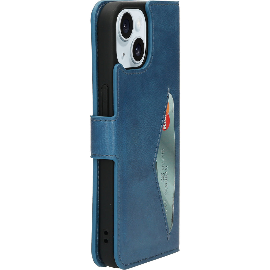 Mobiparts Classic Wallet Case Apple iPhone 15 Steel Blue - Afbeelding 4