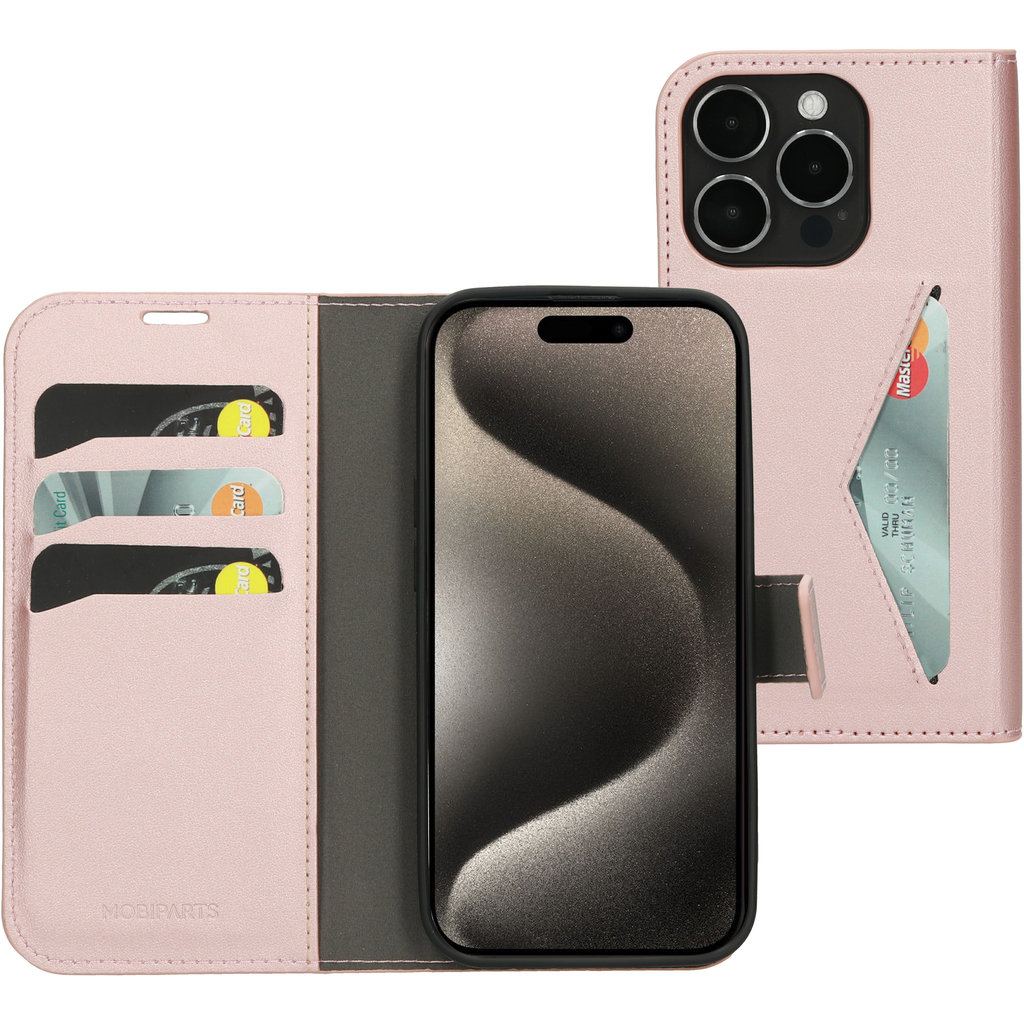 Mobiparts Classic Wallet Case Apple iPhone 15 Pro Pink - Afbeelding 7