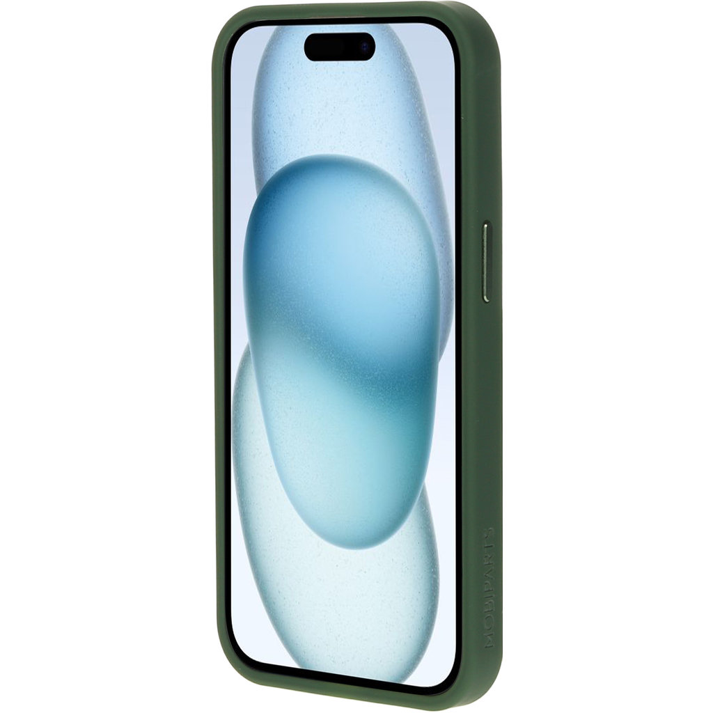 Mobiparts Hardcover Apple iPhone 15 Satin Green (Magsafe Compatible) - Afbeelding 4