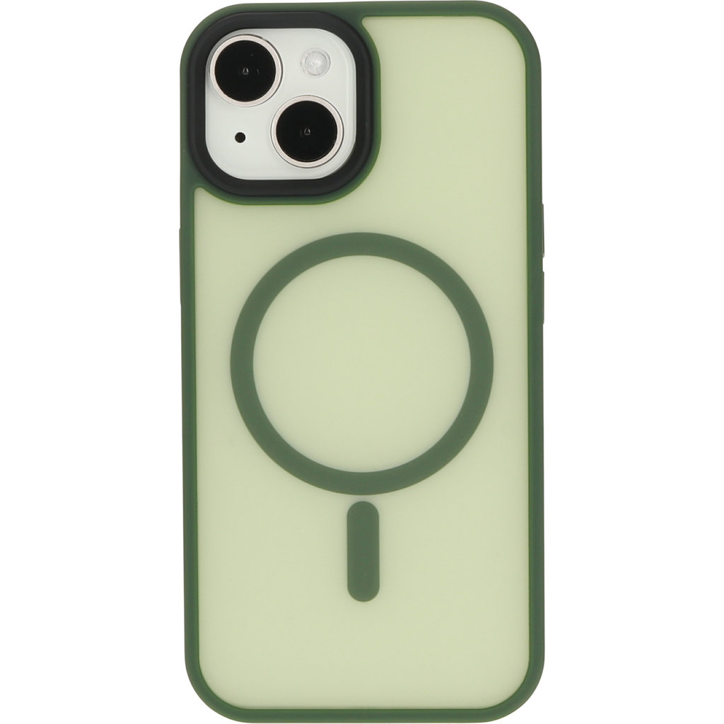 Mobiparts Hardcover Apple iPhone 15 Satin Green (Magsafe Compatible) - Afbeelding 6