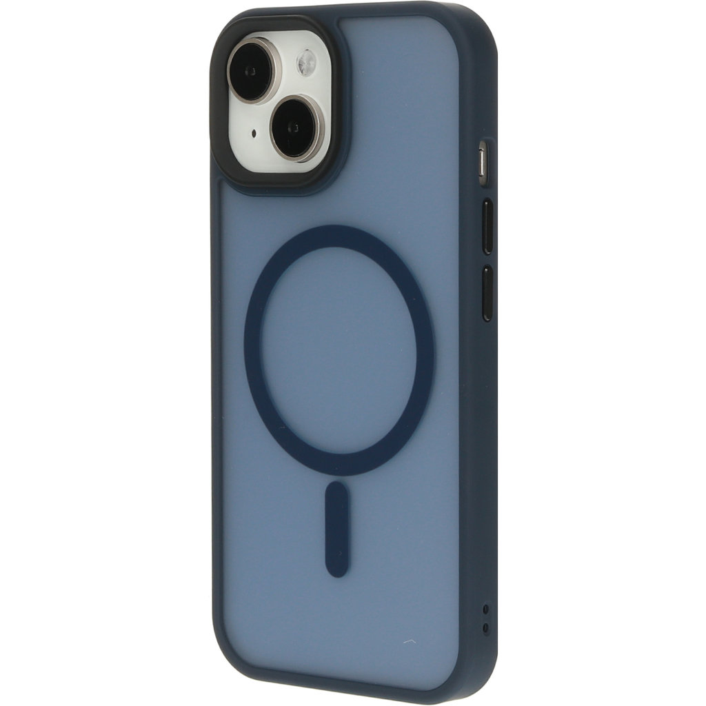 Mobiparts Hardcover Apple iPhone 15 Satin Blue (Magsafe Compatible)