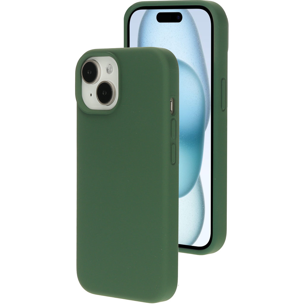 Mobiparts Silicone Cover Apple iPhone 15 Forest Green - Afbeelding 8