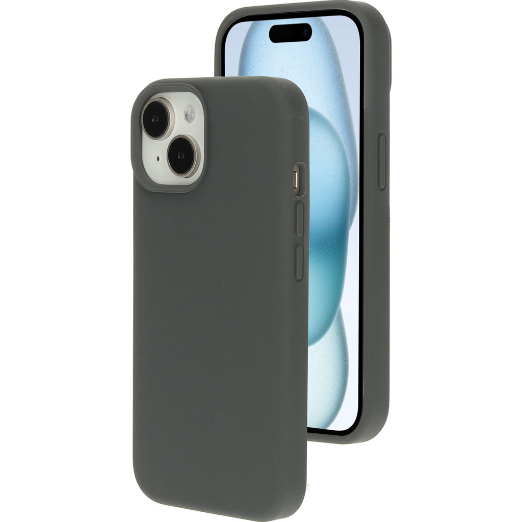 Mobiparts Silicone Cover Apple iPhone 15 Urban Grey - Afbeelding 6