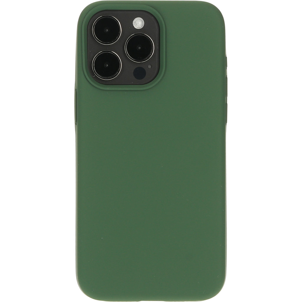 Mobiparts Silicone Cover Apple iPhone 15 Pro Max Forest Green