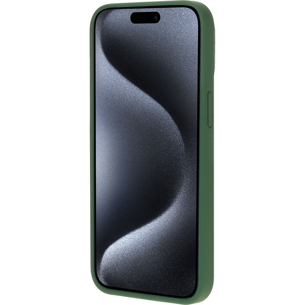 Mobiparts Silicone Cover Apple iPhone 15 Pro Max Forest Green - Afbeelding 5