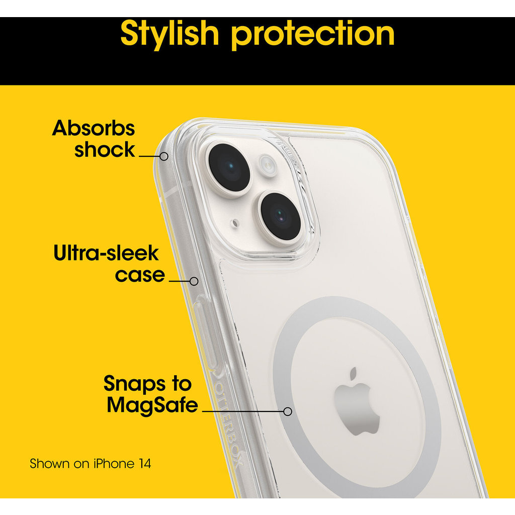 OtterBox Symmetry MagSafe Case Apple iPhone 15 Pro Max Clear - Afbeelding 3