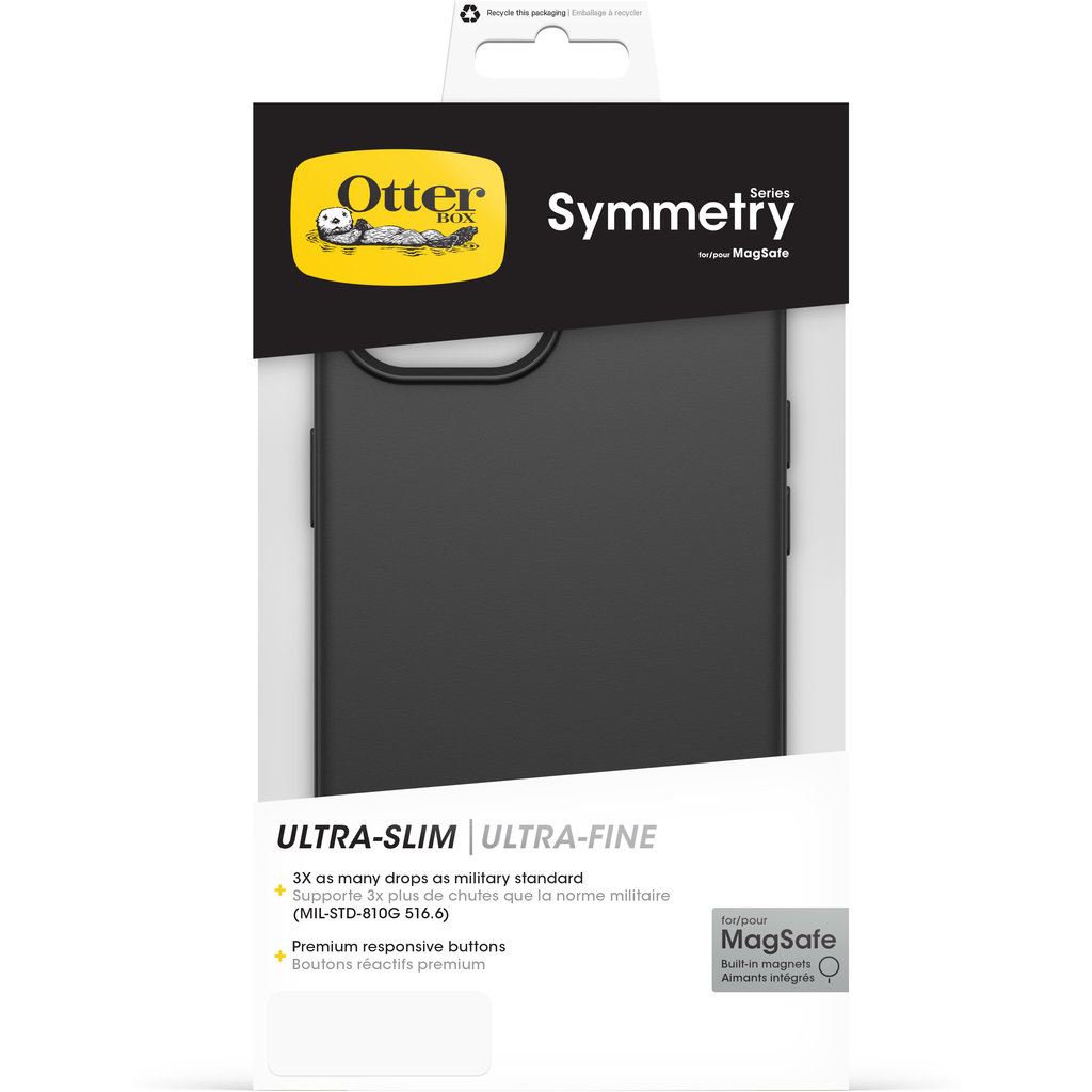 OtterBox Symmetry MagSafe Case Apple iPhone 15/14/13 Black - Afbeelding 4
