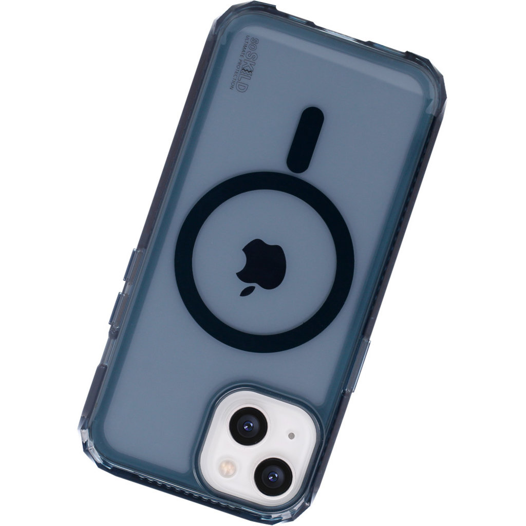 SoSkild Apple iPhone 15 Defend Case Magnetic Ring Smokey Grey - Afbeelding 2