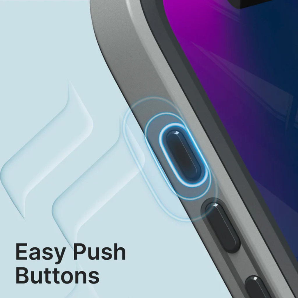 Catalyst Total Protection Case Apple iPhone 15 Pro Titanium Grey - Afbeelding 2