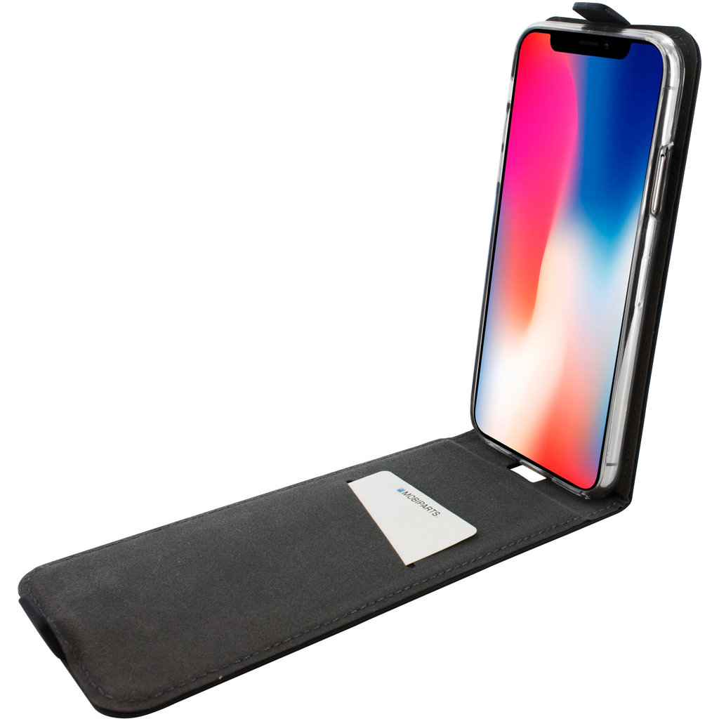 Mobiparts Premium Flip TPU Case Apple iPhone X/XS Black - Afbeelding 3