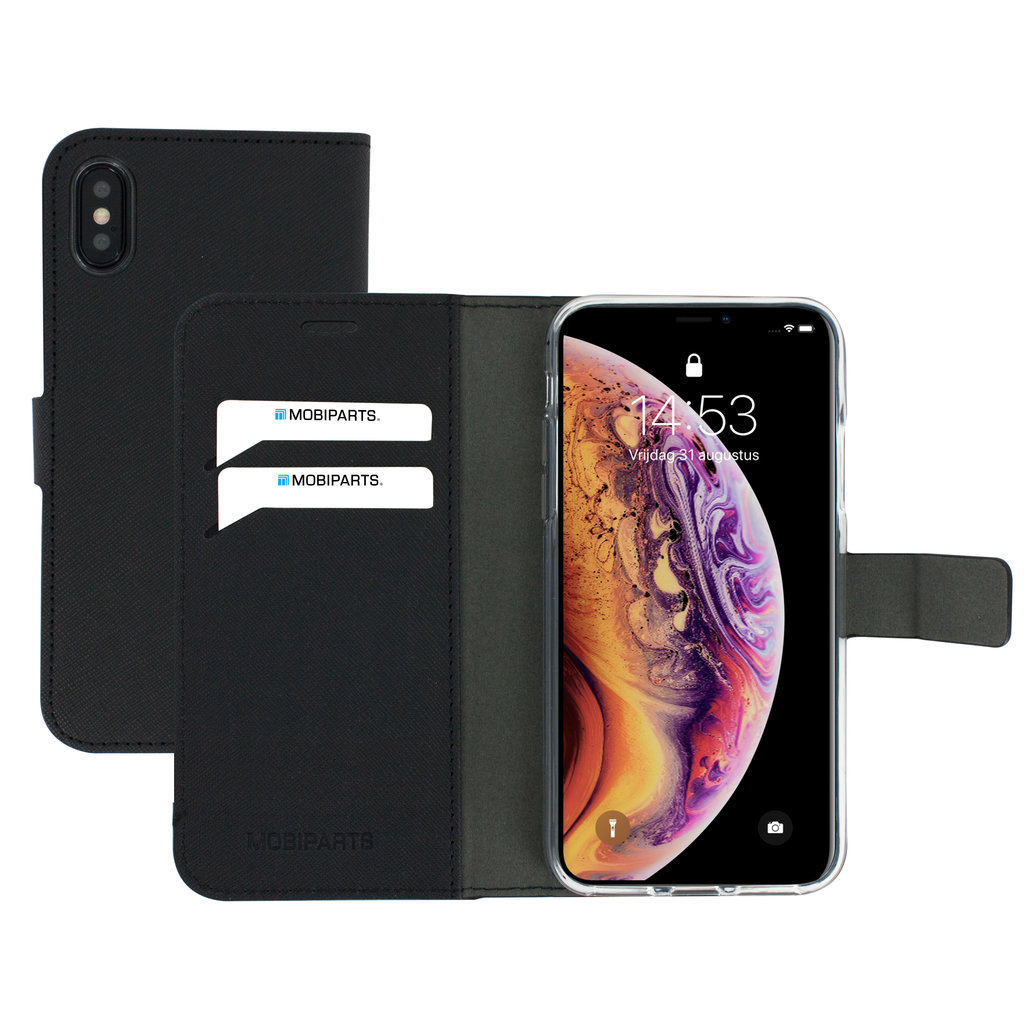 Mobiparts Saffiano Wallet Case Apple iPhone X/XS Black - Afbeelding 7