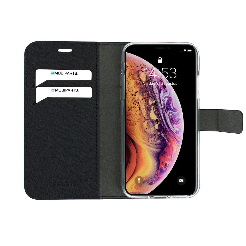 Mobiparts Saffiano Wallet Case Apple iPhone X/XS Black - Afbeelding 3