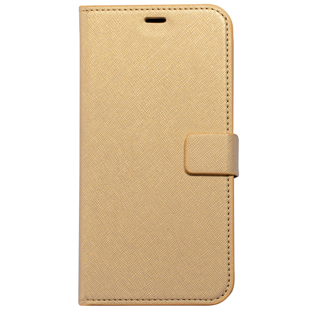 Mobiparts Saffiano Wallet Case Apple iPhone XS Max Gold