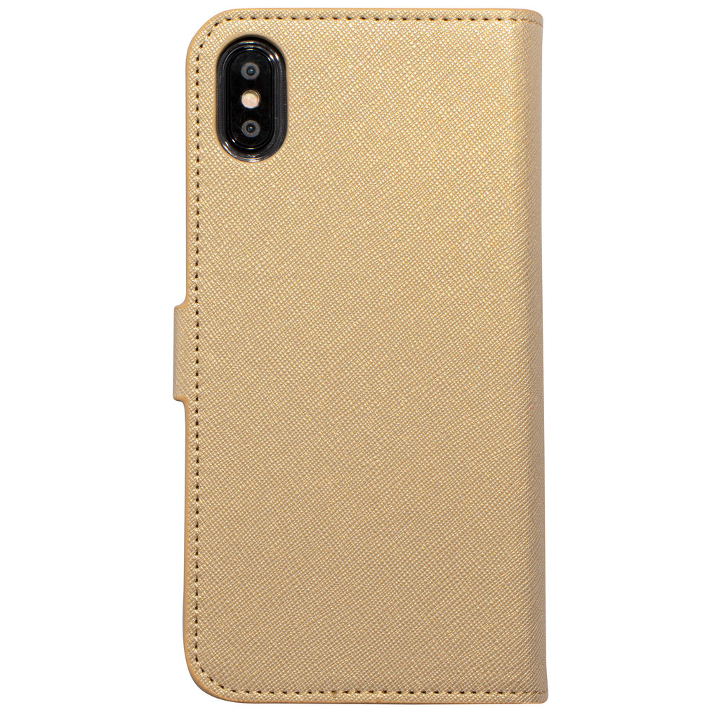 Mobiparts Saffiano Wallet Case Apple iPhone XS Max Gold - Afbeelding 2