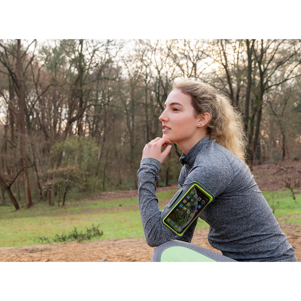 Mobiparts Comfort Fit Sport Armband Apple iPhone XS Max Neon Green - Afbeelding 6