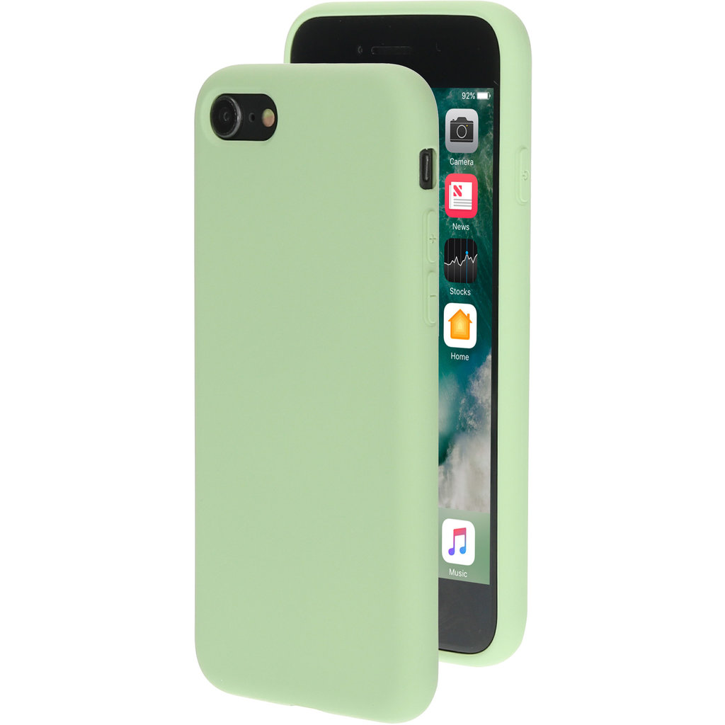 Mobiparts Silicone Cover Apple iPhone 7/8/SE (2020/2022) Pistache Green - Afbeelding 8