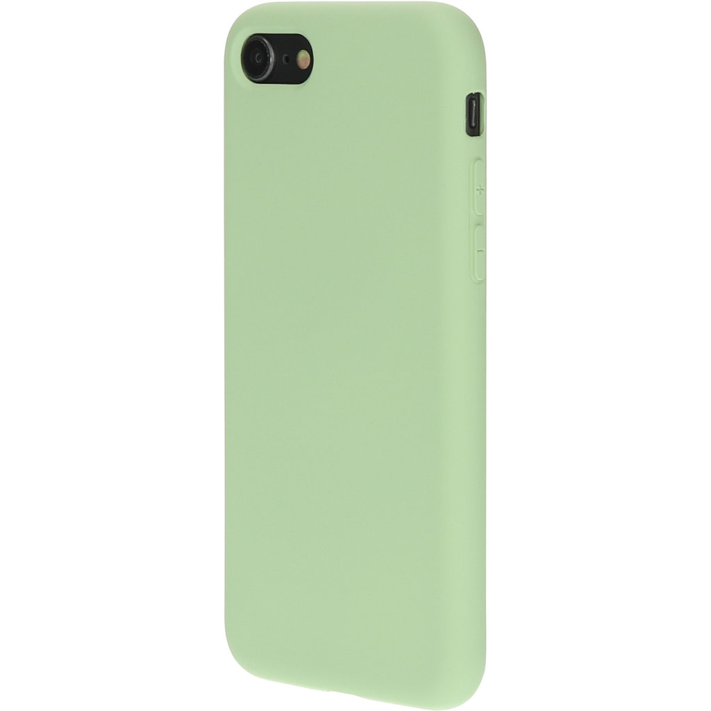 Mobiparts Silicone Cover Apple iPhone 7/8/SE (2020/2022) Pistache Green - Afbeelding 2