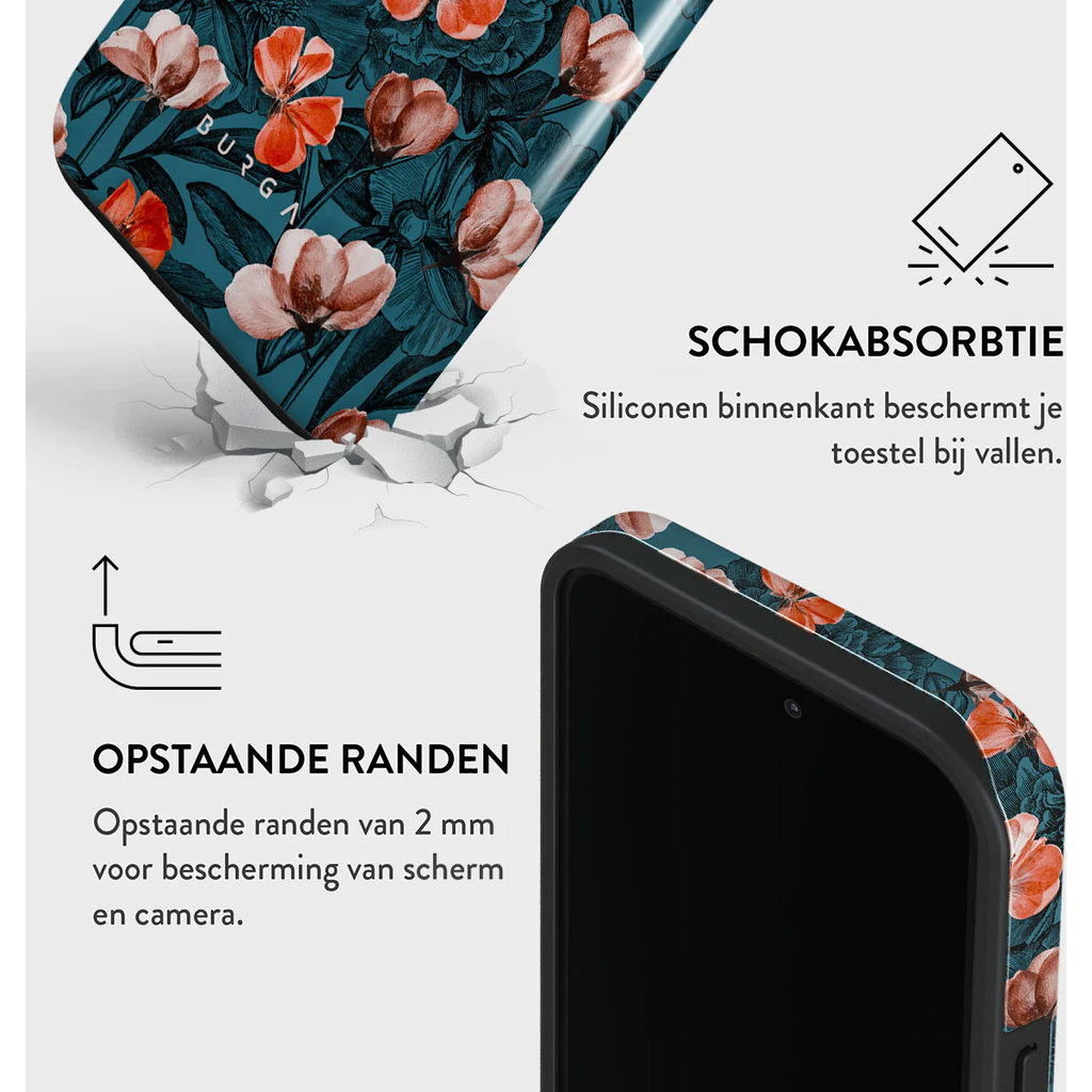 Burga Tough MagSafe Case Apple iPhone 13 Pro Max - No Rain No Flowers - Afbeelding 3