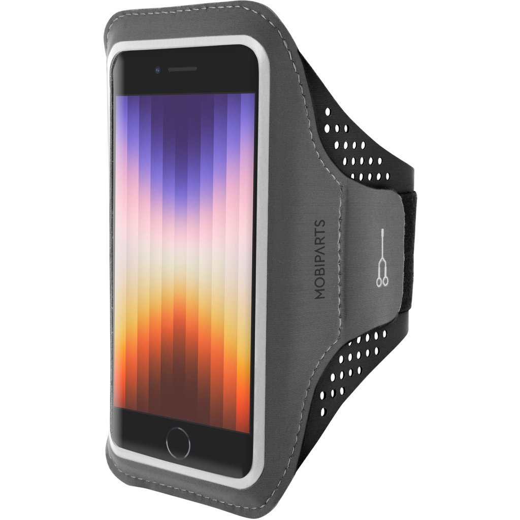 Mobiparts Comfort Fit Sport Armband Apple iPhone 6/6S/7/8/SE (2020/2022) Black - Afbeelding 4