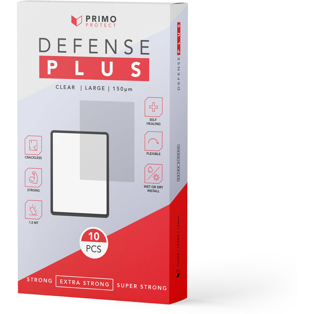 Redwolf Primo Protect Film Plus Large up to 12 inch (10-pack) - Afbeelding 2