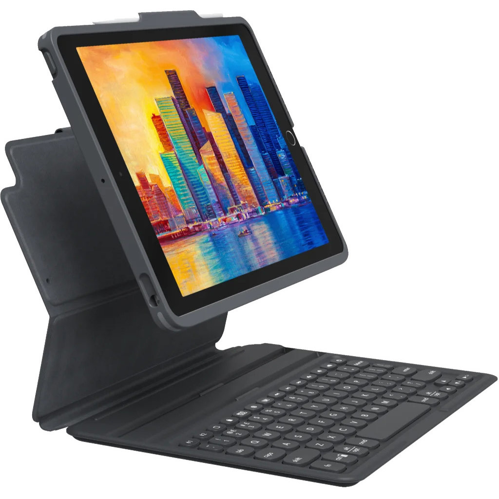 ZAGG Pro Keys Keyboard Case Apple iPad 10.2 (2019/2020/2021) Black/Grey - Afbeelding 9