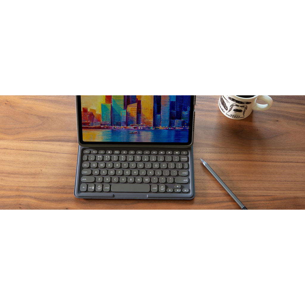 ZAGG Pro Keys Keyboard Case Apple iPad 10.2 (2019/2020/2021) Black/Grey - Afbeelding 8