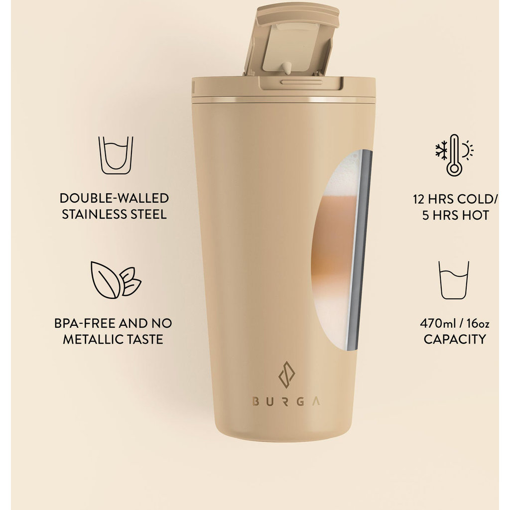 Burga Coffee Mug - Tan - Afbeelding 4