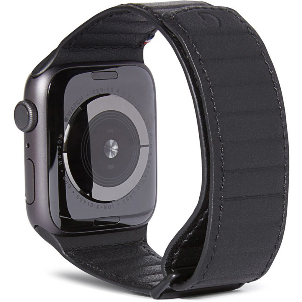 Decoded Leather Magnetic Traction Strap Black - 38mm / 40mm / 41mm - Afbeelding 3