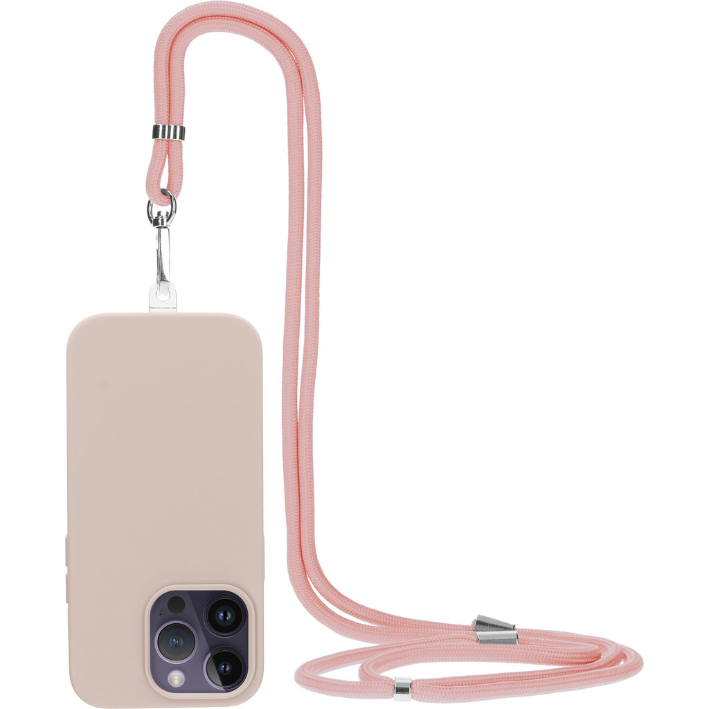 Mobiparts Universal Phonecord Soft Salmon - Afbeelding 2