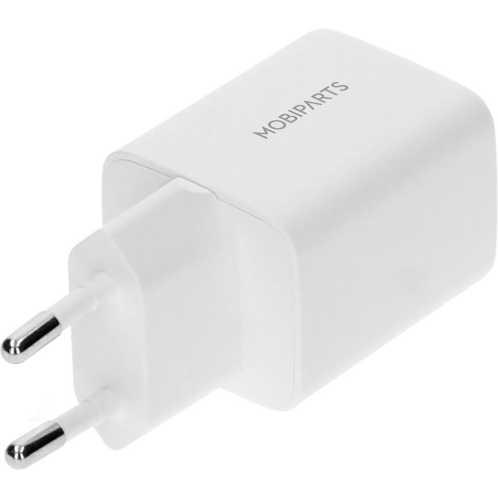 Mobiparts GaN Wall Charger Dual USB-C 35W White (with PD) - Afbeelding 4