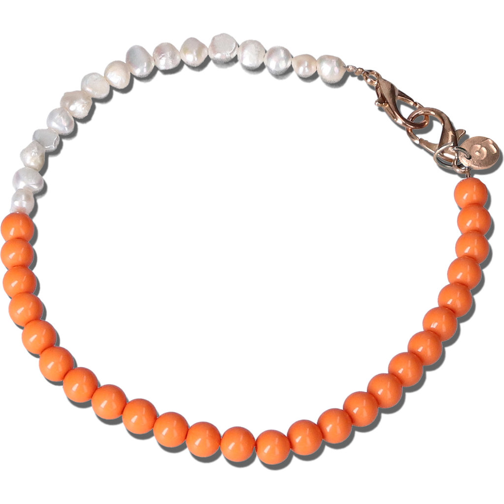 Casetastic Wrist band Beads and Pearls - Orange (30cm) - Afbeelding 7