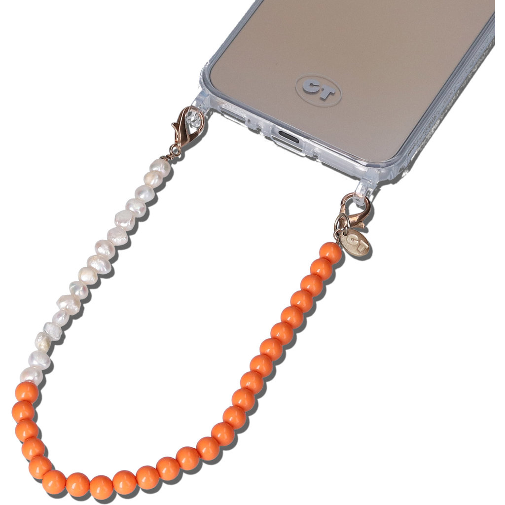 Casetastic Wrist band Beads and Pearls - Orange (30cm) - Afbeelding 2