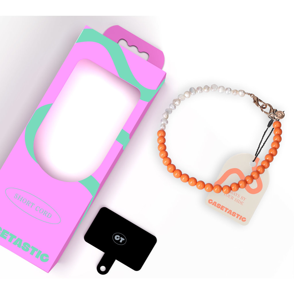 Casetastic Wrist band Beads and Pearls - Orange (30cm) - Afbeelding 5