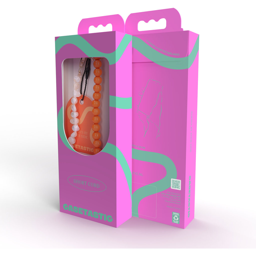 Casetastic Wrist band Beads and Pearls - Orange (30cm) - Afbeelding 6