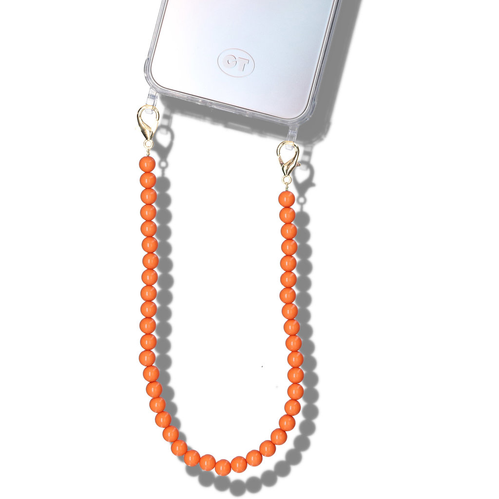 Casetastic Wrist band Beads - Orange (30cm)