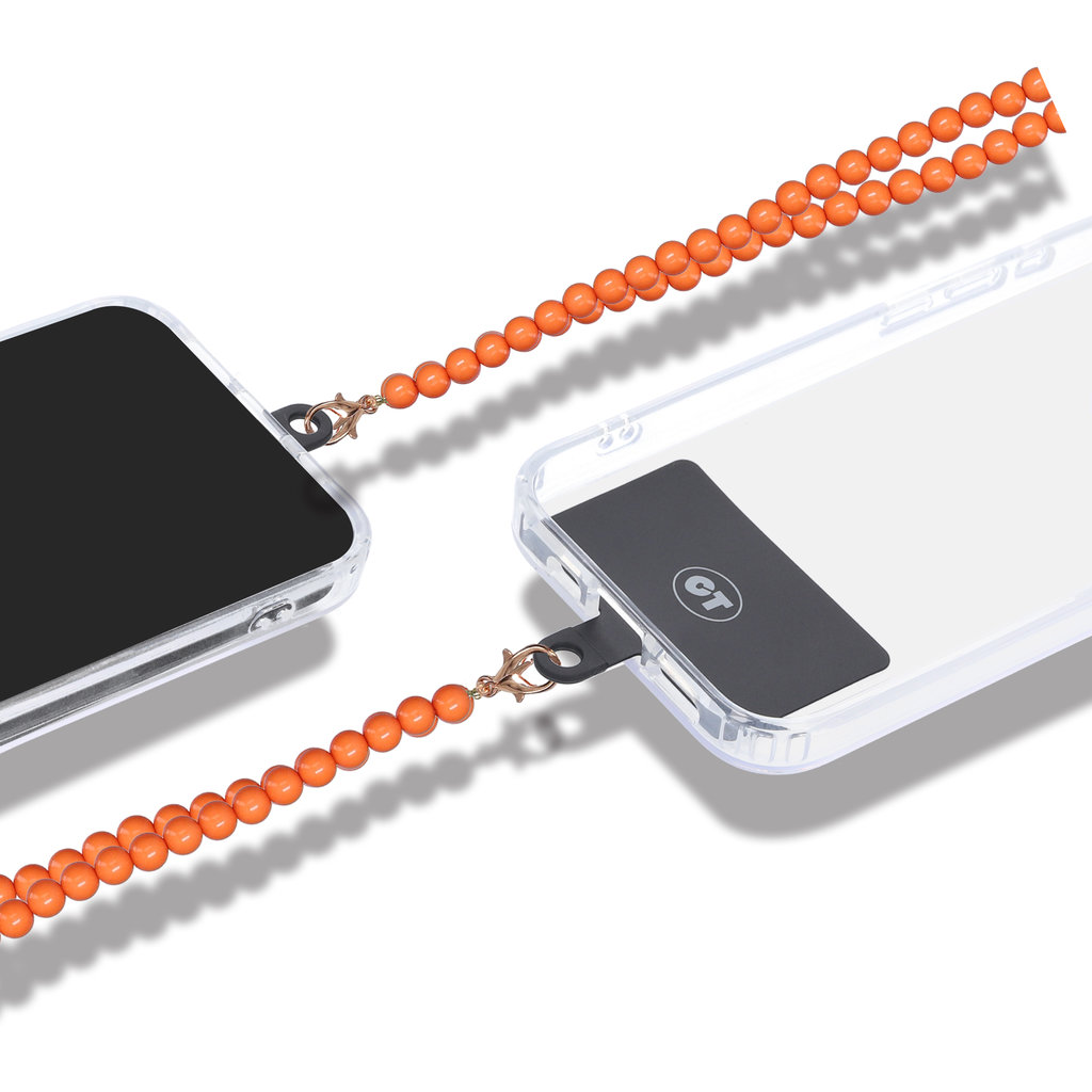 Casetastic Wrist band Beads - Orange (30cm) - Afbeelding 3