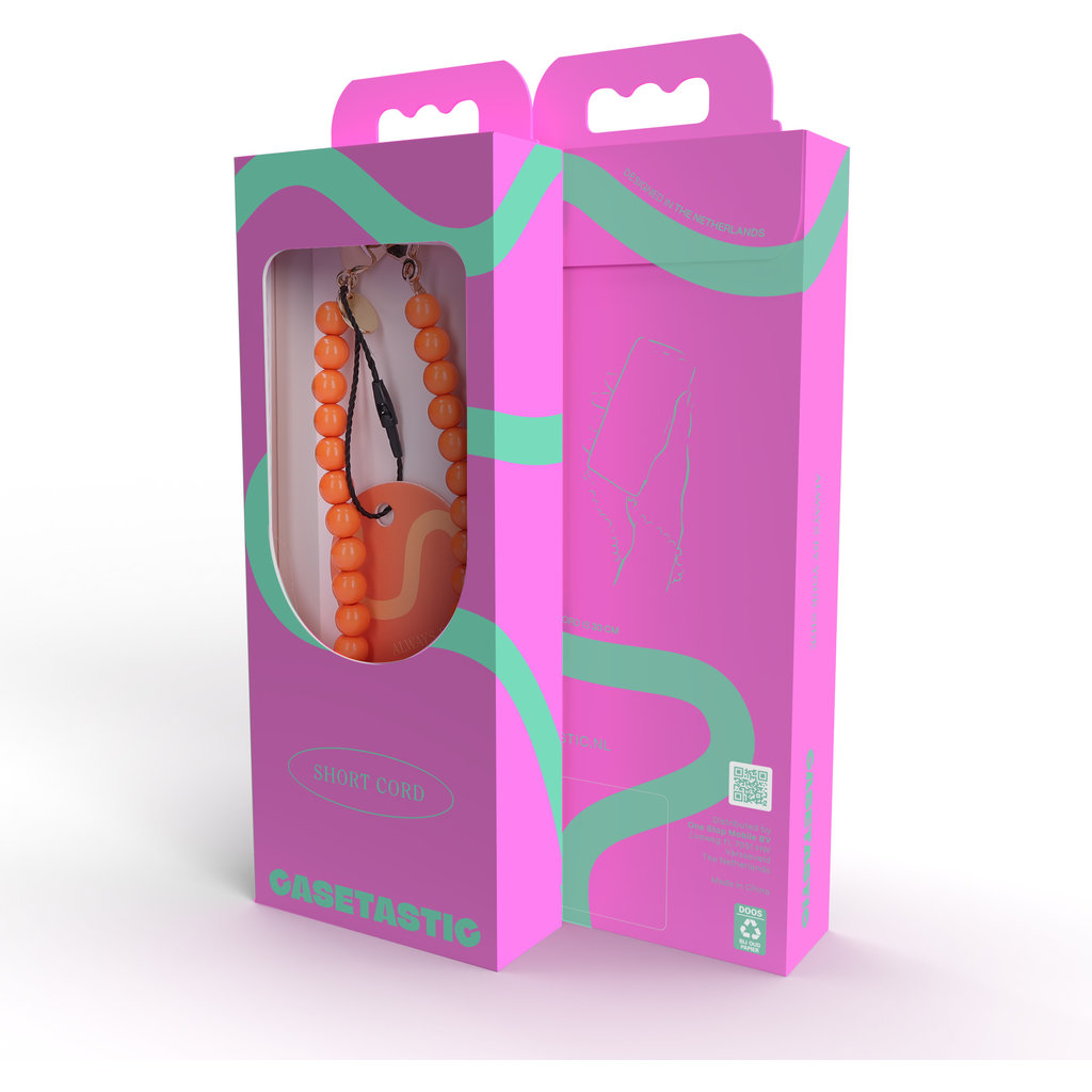 Casetastic Wrist band Beads - Orange (30cm) - Afbeelding 6