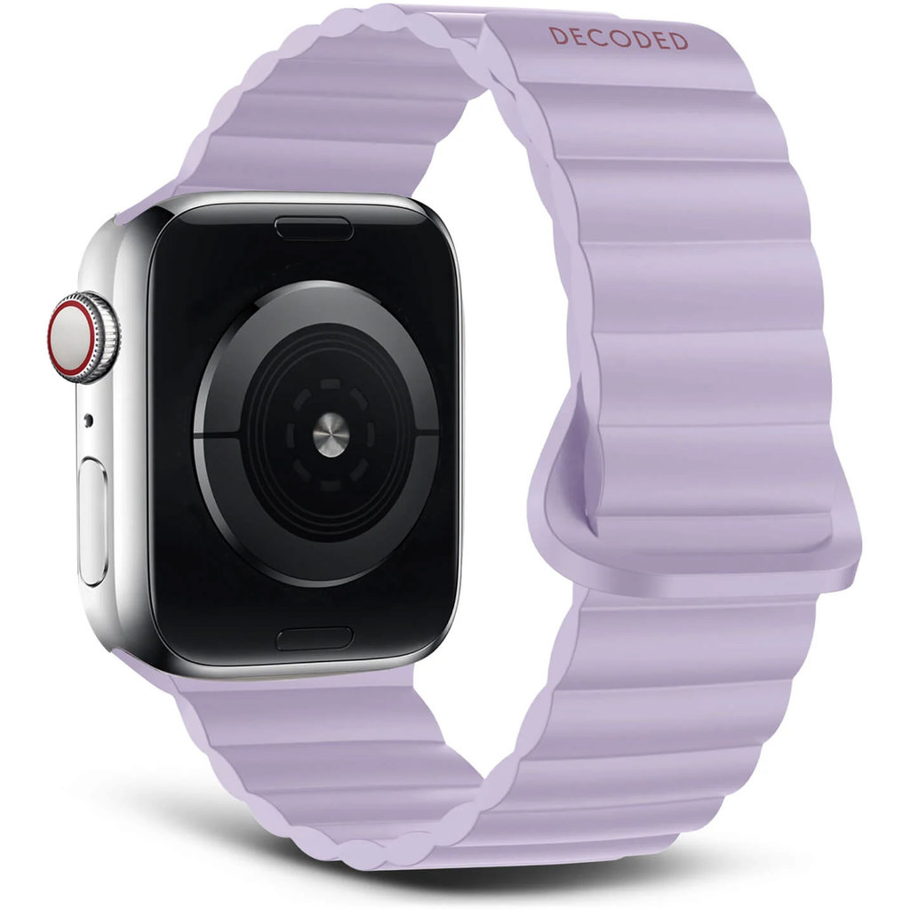 Decoded Silicone Magnetic Traction Loop Strap Lite Lavender - 45/44/42mm - Afbeelding 2