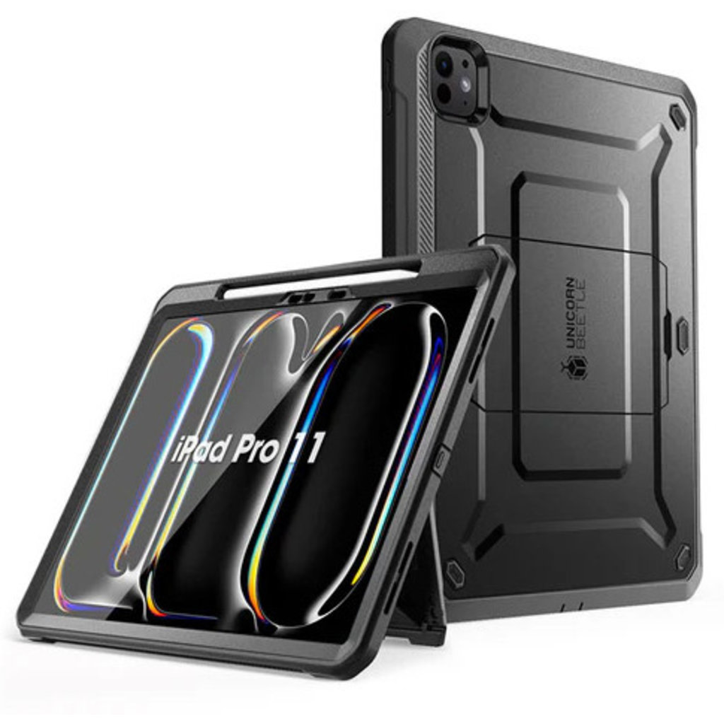 Supcase Unicorn Beetle Pro Apple iPad Pro 11 (2024) Black - Afbeelding 9