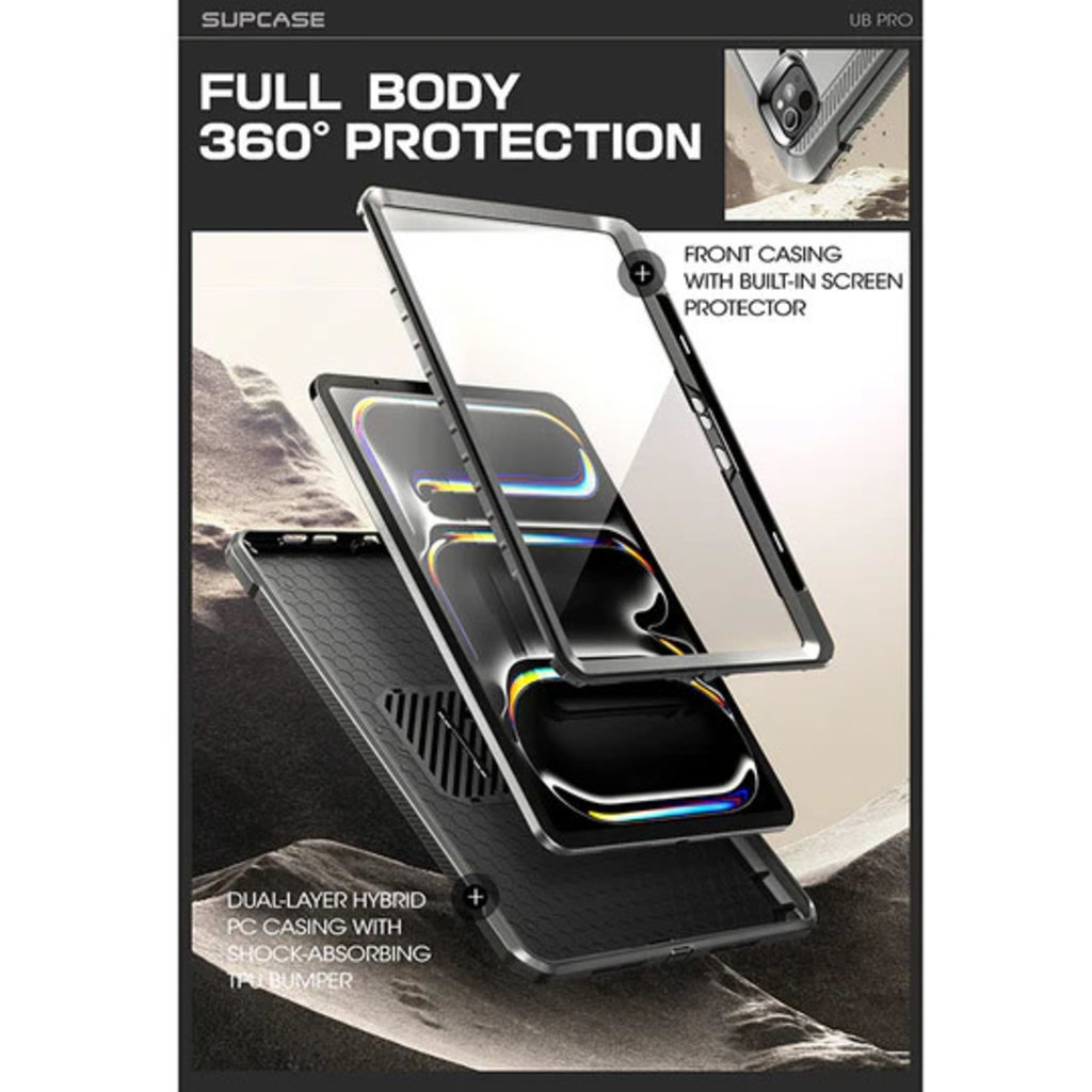 Supcase Unicorn Beetle Pro Apple iPad Pro 11 (2024) Black - Afbeelding 4