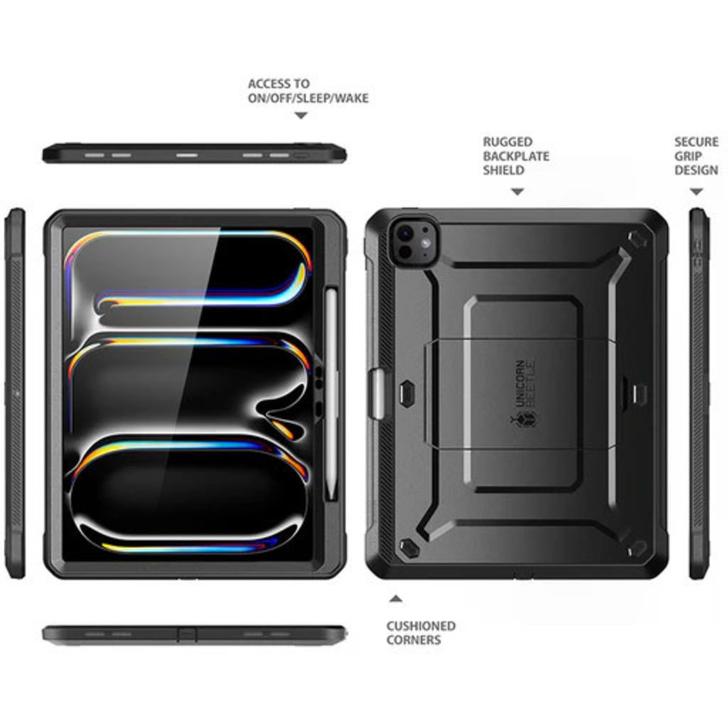 Supcase Unicorn Beetle Pro Apple iPad Pro 11 (2024) Black - Afbeelding 6
