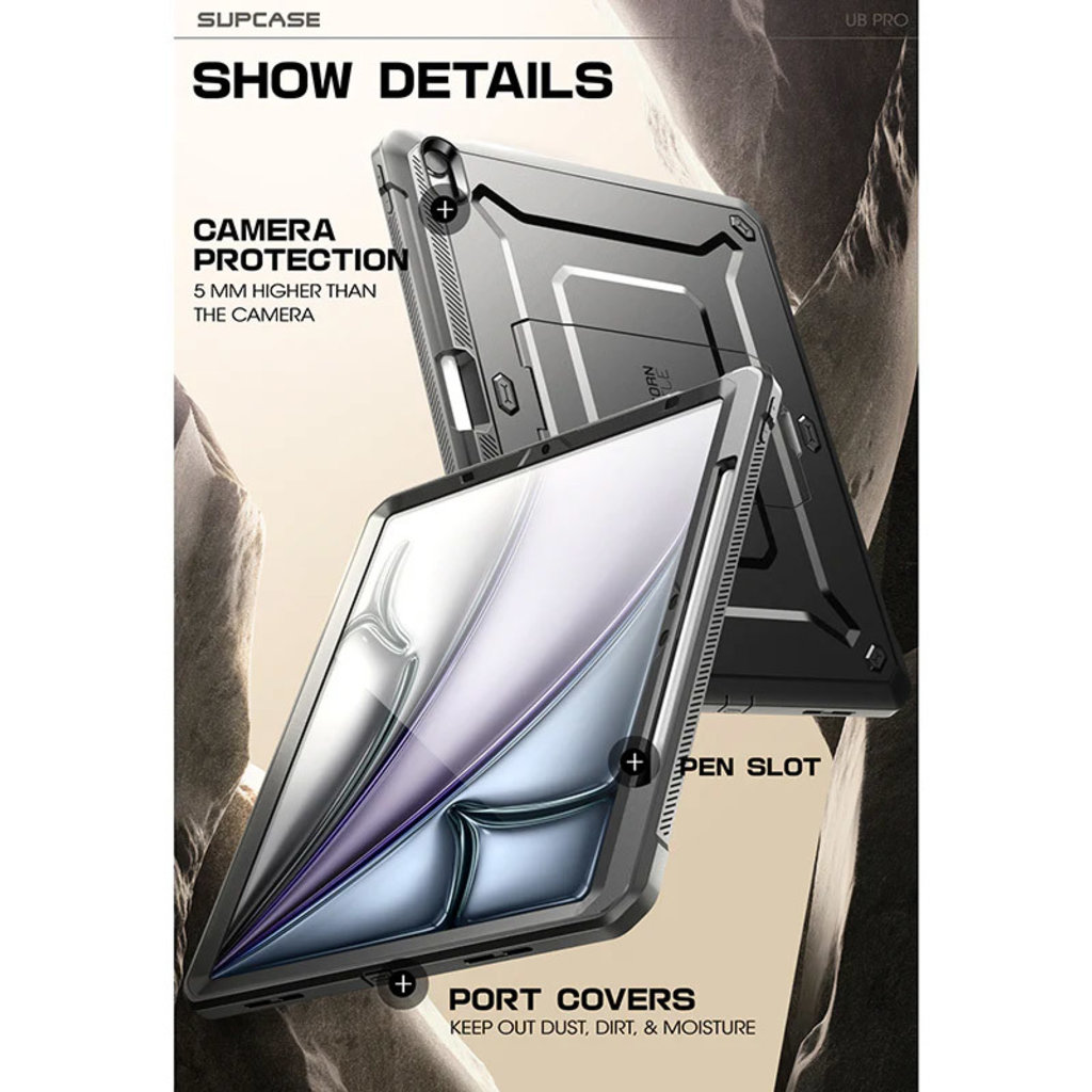 Supcase Unicorn Beetle Pro Apple iPad Air 11 (2024) Black - Afbeelding 3