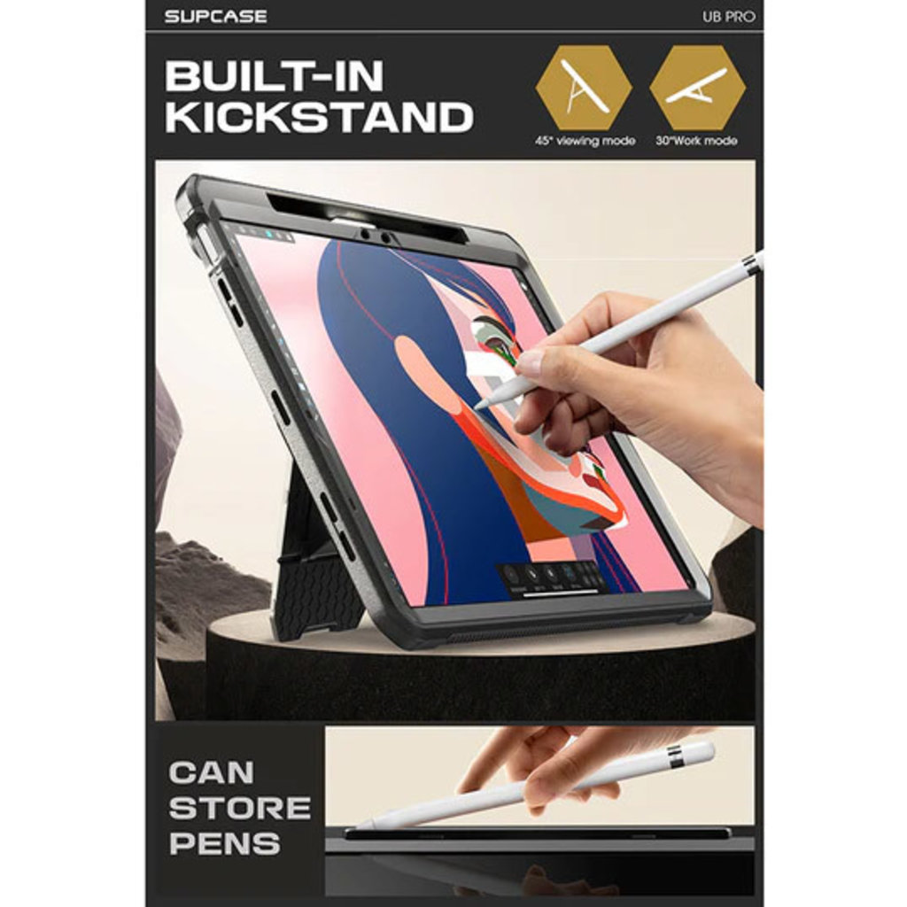 Supcase Unicorn Beetle Pro Apple iPad Air 11 (2024) Black - Afbeelding 8