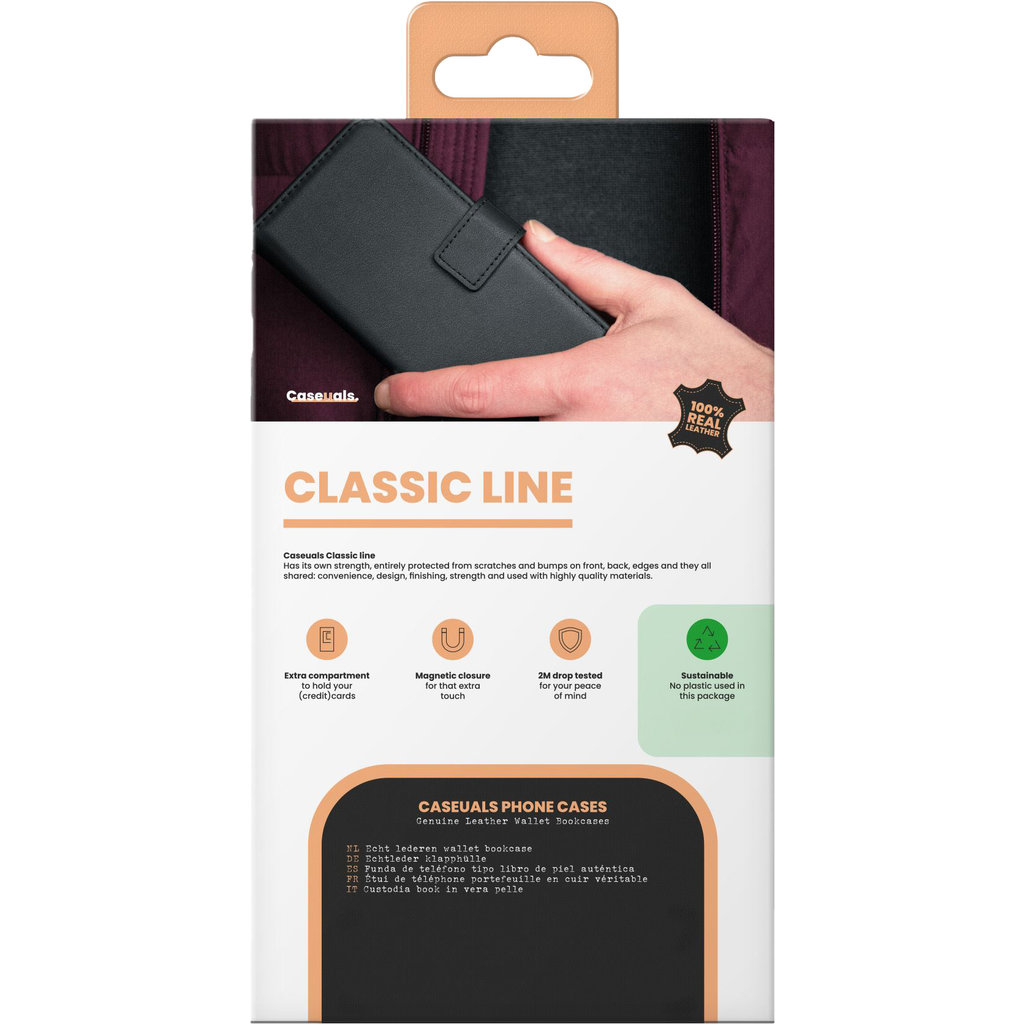 Caseuals Bookcase Apple iPhone 13 Pro Brown - Afbeelding 5