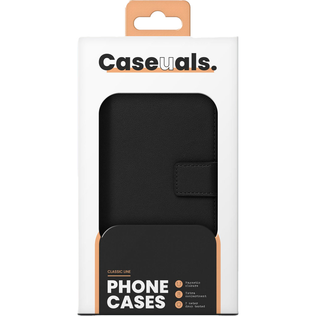 Caseuals 2-in-1 Bookcase MagSafe Apple iPhone 15 Pro Black