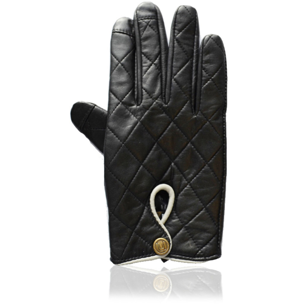 Uunique Lederen Touchscreen Handschoenen - Dames (maat S/M) - Afbeelding 5