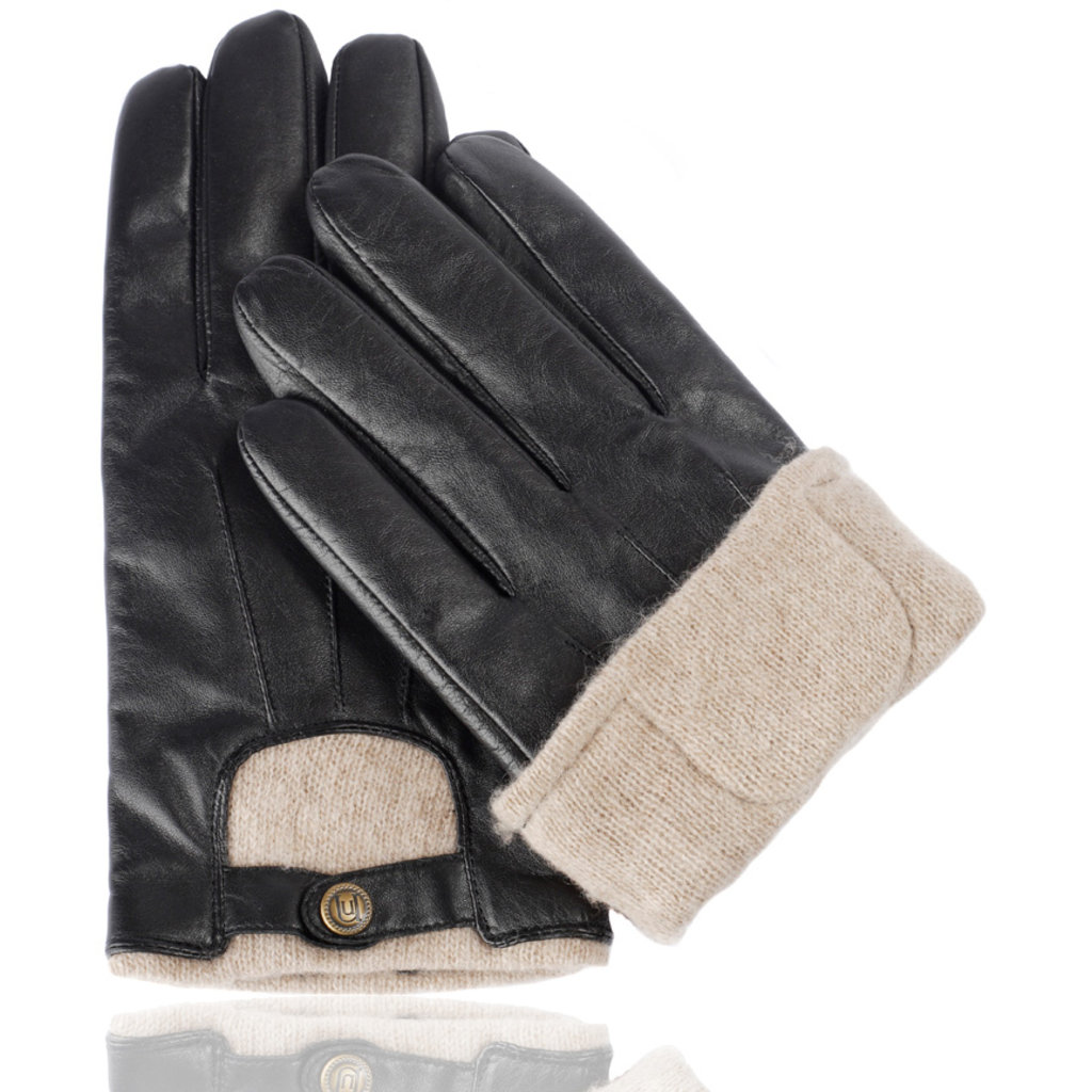 Uunique Lederen Touchscreen Handschoenen - Heren (maat L/XL) - Afbeelding 3